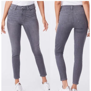 PAIGE Hoxton Ankle High Rise Skinny Jeans Soft Violet